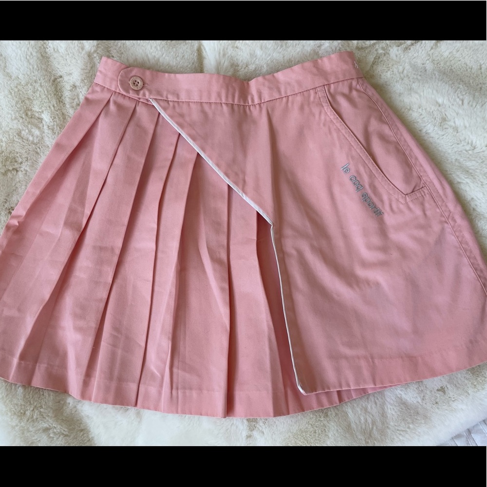 Vintage Le Coq Sportif tennis skirt
